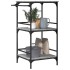 Carrito de cocina madera ingeniería gris Sonoma 60,5x50x105