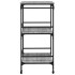 Carrito de cocina madera ingeniería gris Sonoma 60,5x50x105