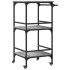 Carrito de cocina madera ingeniería gris Sonoma 60,5x50x105