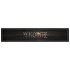 Alfombra de cocina lavable terciopelo texto café 60x300
