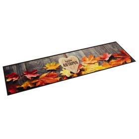 Alfombra de cocina lavable terciopelo otoño 60x300