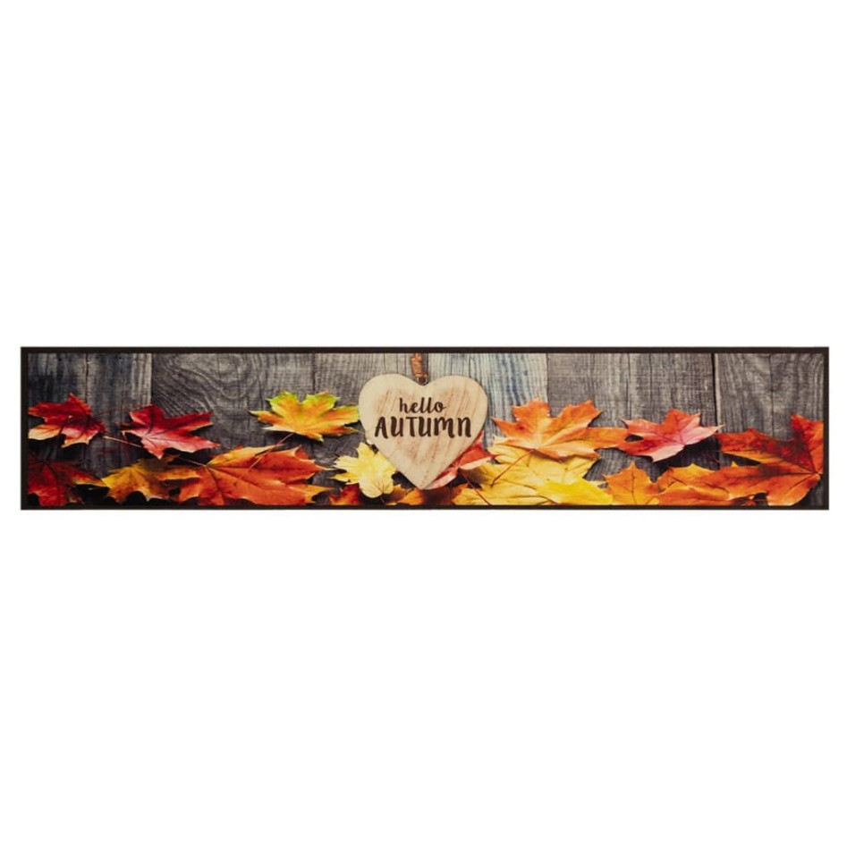 Alfombra de cocina lavable terciopelo otoño 60x300