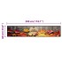 Alfombra de cocina lavable terciopelo otoño 60x300