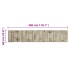 Alfombra de cocina lavable terciopelo estampado valla 60x300