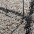 Alfombra de pelo largo moderna PAMPLONA beige antracita Ø160