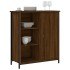 Aparador de madera de ingeniería marrón roble 70x30x80