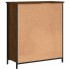 Aparador de madera de ingeniería marrón roble 70x30x80