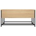 Mesa de centro madera de ingeniería roble Sonoma 80x80x40