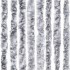 Cortina antimoscas chenilla blanco y gris 100x230