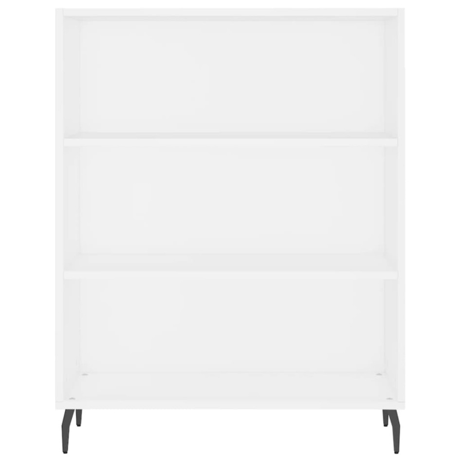 Aparador alto madera contrachapada blanco 69,5x34x180