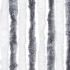 Cortina antimoscas chenilla gris y blanco 100x200
