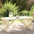Mesa de centro de jardín madera maciza abeto 90x50x40