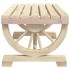 Mesa de centro de jardín madera maciza abeto 90x50x40