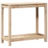 Mesa de plantación con estante madera maciza pino 82,5x35x75