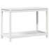 Mesa de plantación con estante madera pino blanco 108x50x75