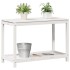 Mesa de plantación con estante madera pino blanco 108x50x75