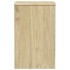 Mesita de noche SAUDA madera de pino maciza roble 44x35x56