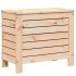 Taburete de jardín madera maciza de pino 62x31,5x52