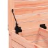 Taburete de jardín madera maciza Douglas 62x63,5x53,5