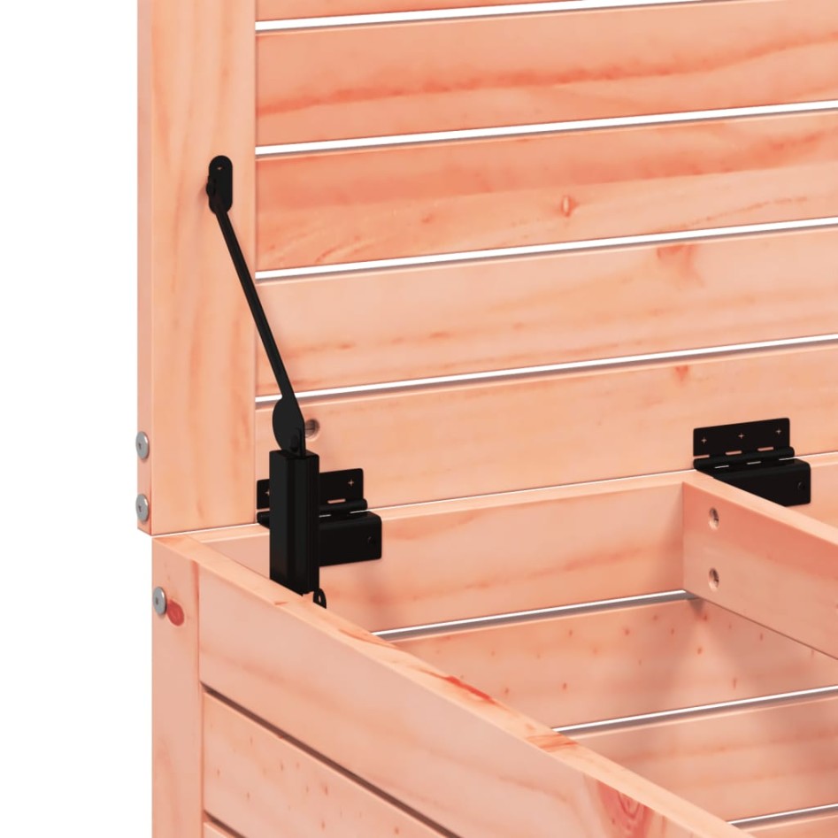 Taburete de jardín madera maciza Douglas 62x63,5x53,5