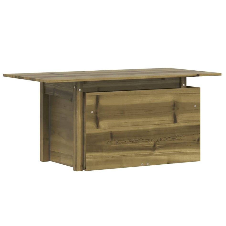 Mesa de jardín madera de pino impregnada 100x50x75