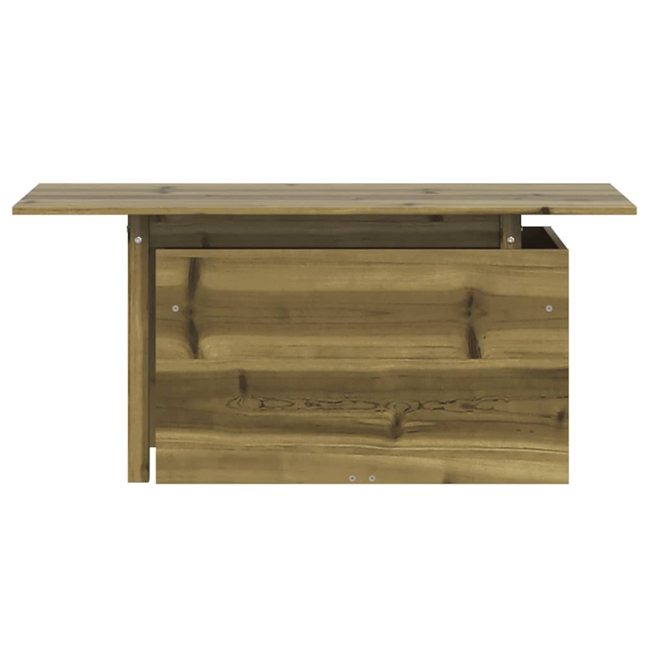 Mesa de jardín madera de pino impregnada 100x50x75