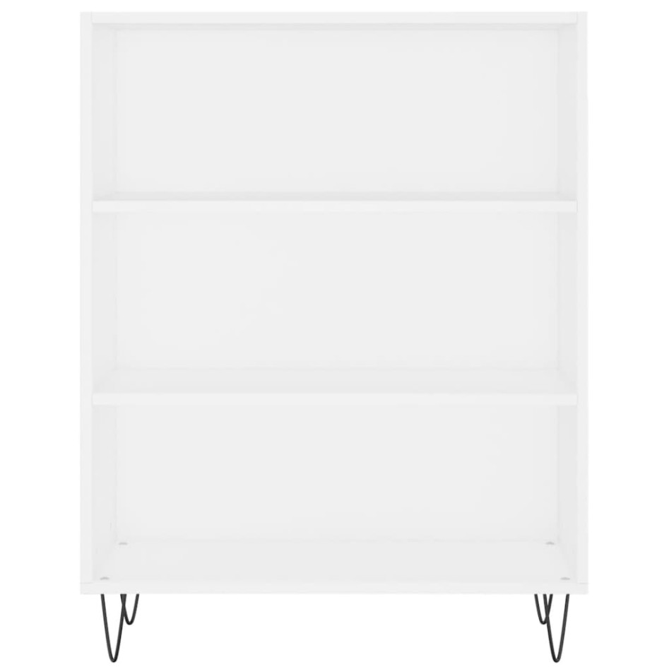 Aparador alto madera contrachapada blanco 69,5x34x180