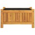 Jardinera con forro madera maciza de acacia 54x31x30