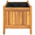 Jardinera con forro madera maciza de acacia 54x31x30