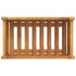Jardinera con forro madera maciza de acacia 54x31x30