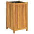 Jardinera con forro madera maciza de acacia 42x42x75