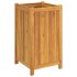 Jardinera con forro madera maciza de acacia 42x42x75