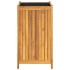 Jardinera con forro madera maciza de acacia 42x42x75