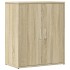 Aparador de madera de ingeniería roble Sonoma 60x31x70