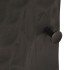Mesita de noche madera maciza mango y hierro negro 40x30x50