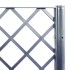 Jardinera con enrejado PP azul gris 40x40x142
