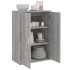 Aparador de madera de ingeniería gris Sonoma 60x31x84