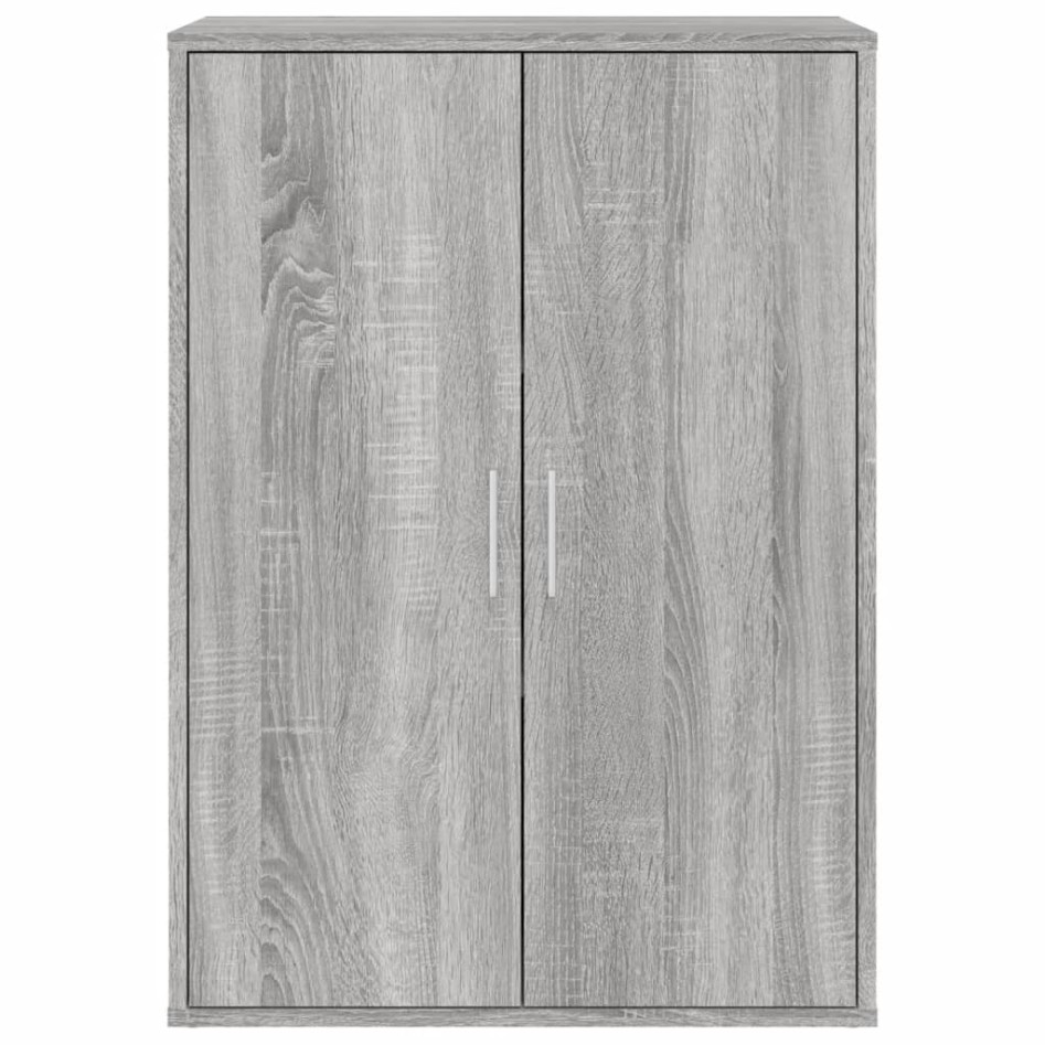 Aparador de madera de ingeniería gris Sonoma 60x31x84