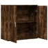 Aparador de madera de ingeniería roble ahumado 79x38x80