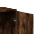 Aparador de madera de ingeniería roble ahumado 79x38x80