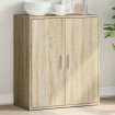 Aparador de madera de ingeniería roble Sonoma 79x38x80 cm