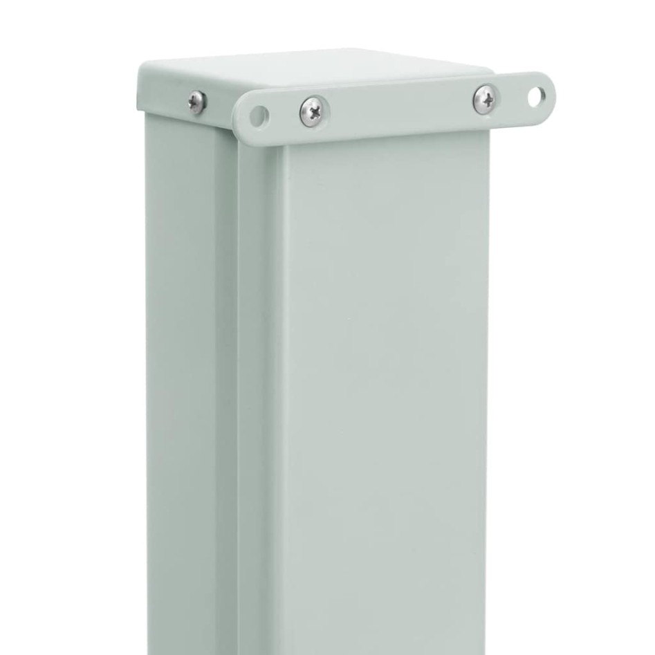 Toldo lateral retráctil para patio gris 140x600