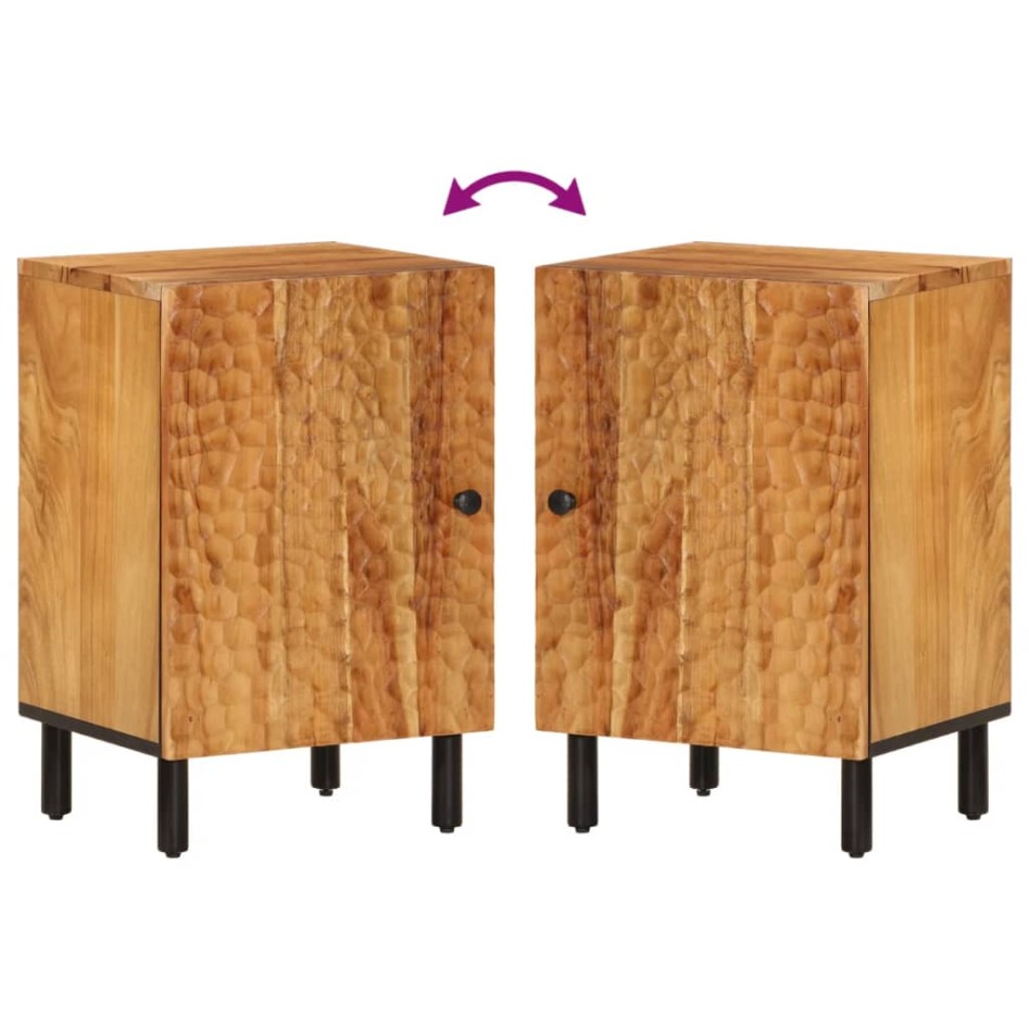 Mueble de baño madera maciza de acacia 38x33x58