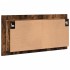 Armario espejo de baño LED acrílico roble ahumado 90x12x45