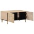 Mesa de centro de madera maciza de mango 80x50x40