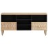 Mueble de TV madera maciza de mango 100x33x46