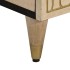 Mesita de noche madera maciza de mango 50x33x60