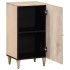 Armario auxiliar madera maciza de mango 40x33x75