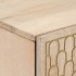 Armario auxiliar madera maciza de mango 40x33x75
