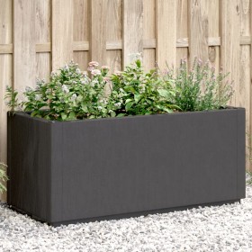 Jardinera PP gris oscuro 80x36x35